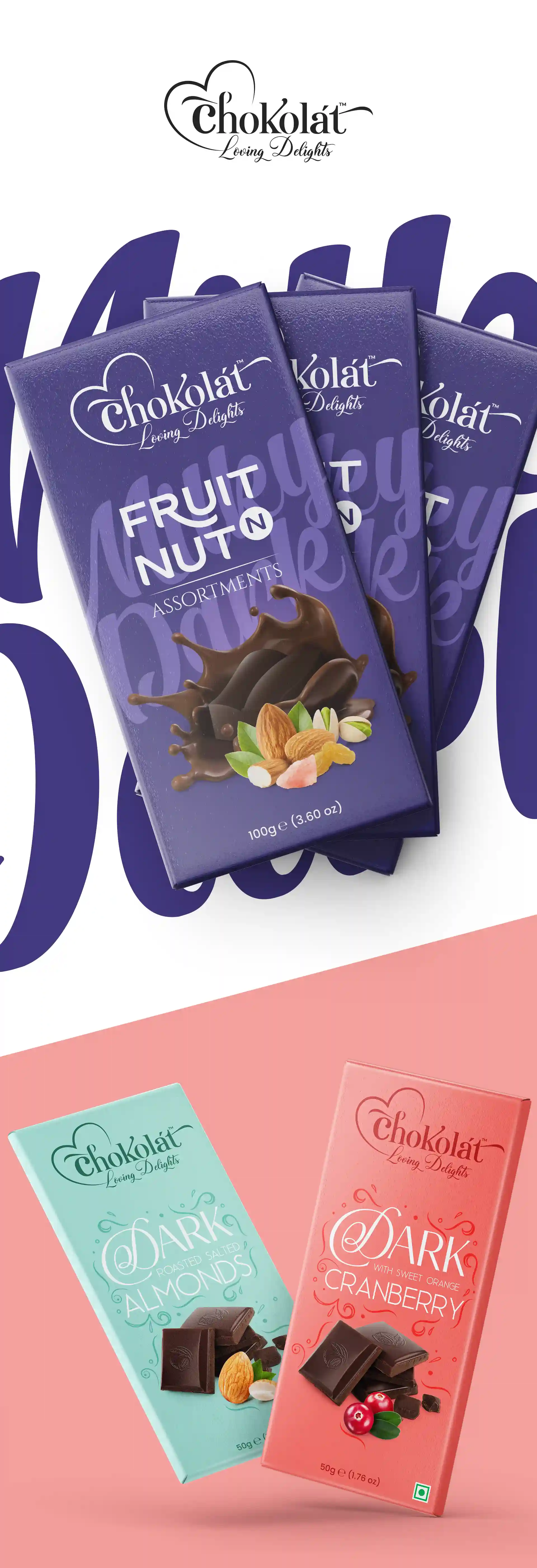 Chocolate, COnfectionery Packaging Design Agency Creativeline India Gandhinagar Ahmedabad