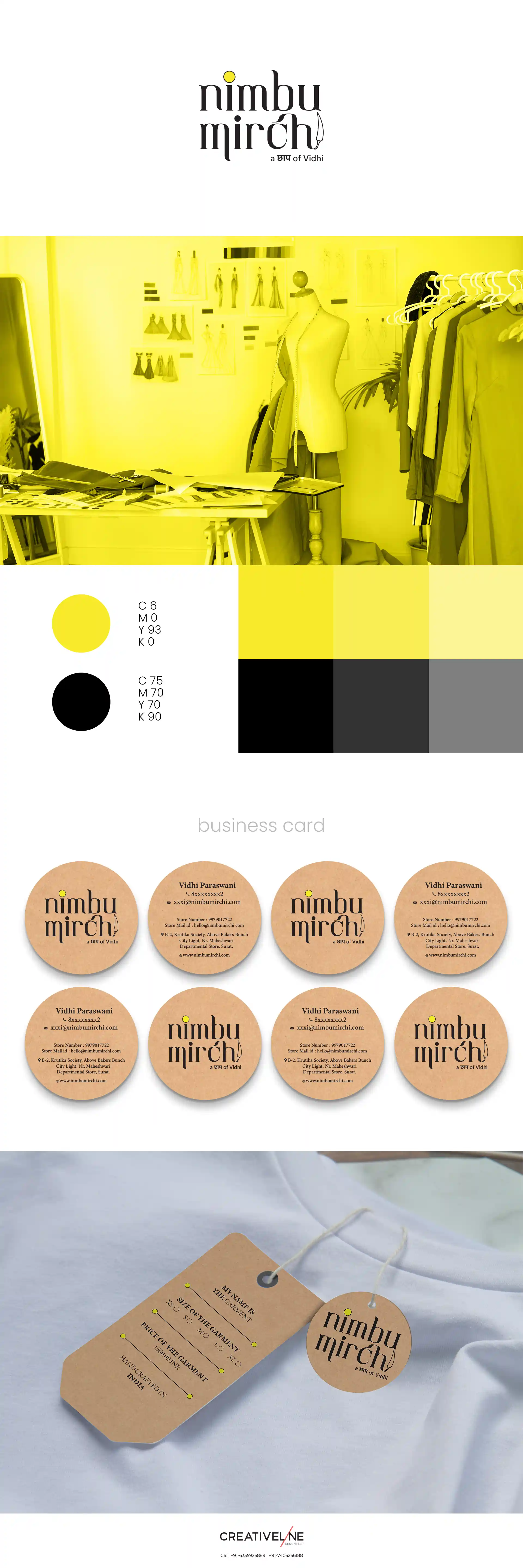 **Nimbu Mirch – Logo Design** At **Creativeline**, a creative **branding agency in Gandhinagar, India**, we developed the **logo design** for *Nimbu Mirch*, a vibrant **fashion store** inspired by bold style and cultural elements. The objective was to create a distinctive and eye-catching brand identity that reflects energy, uniqueness, and a contemporary fashion vibe. The **logo design** blends playful and modern aesthetics, making it highly adaptable across store branding, apparel tags, and digital platforms while enhancing brand recall. As a trusted **logo design and branding agency serving Gandhinagar and Ahmedabad**, **Creativeline** specializes in building fashion and retail brands through strategic design and strong visual identity systems.