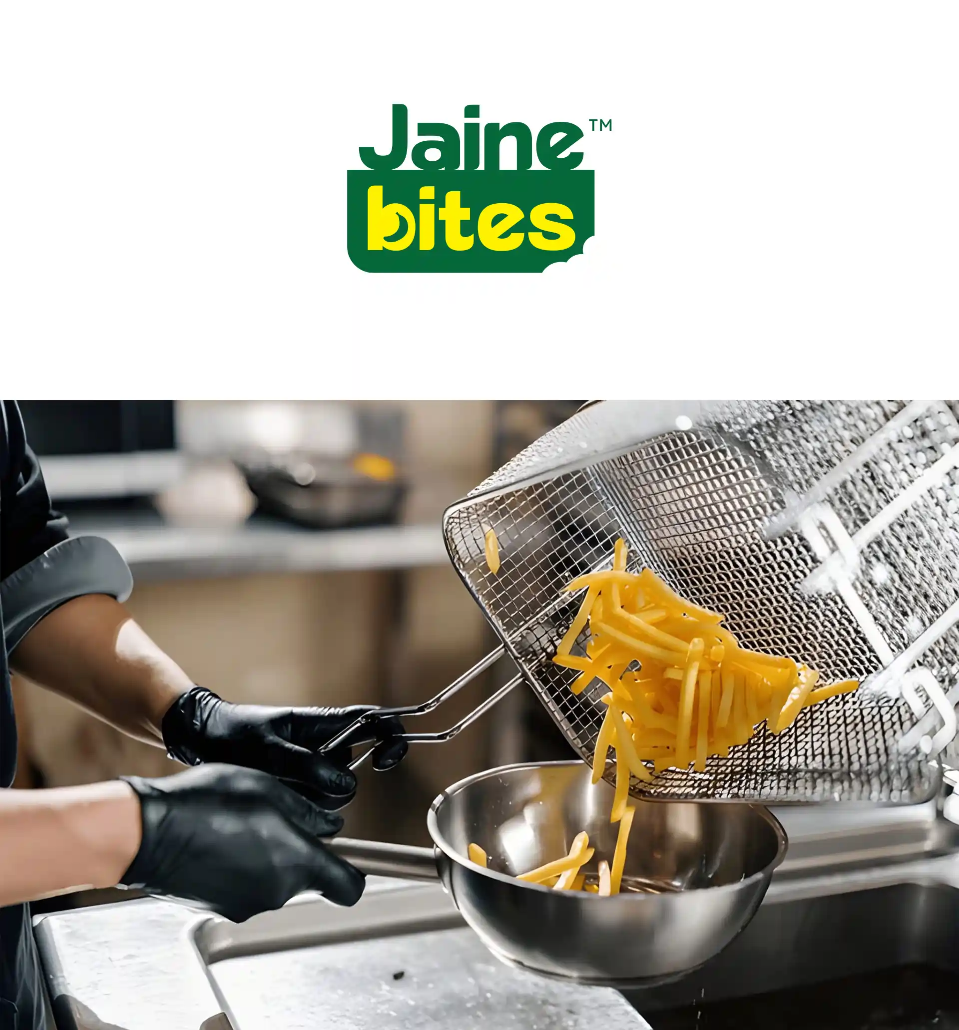 **Jaine Bites – Logo & Packaging Design** At **Creativeline**, a creative **branding and packaging design agency in Gandhinagar, India**, we developed the **logo design and packaging design** for *Jaine Bites*, a snack brand offering delicious **banana fries**. The objective was to create a fun, vibrant, and appetizing brand identity that reflects taste, crunch, and on-the-go snacking. The **logo and packaging design** were crafted to attract attention on retail shelves while clearly communicating the product’s flavor and quality. This project highlights our expertise in **snack packaging design, chips packaging design, food branding, FMCG packaging design, and retail packaging design**, helping emerging brands stand out in a competitive market. As a trusted **branding, logo design, and packaging design agency serving Gandhinagar and Ahmedabad**, **Creativeline** specializes in building impactful food brands through strategic design and strong visual storytelling.