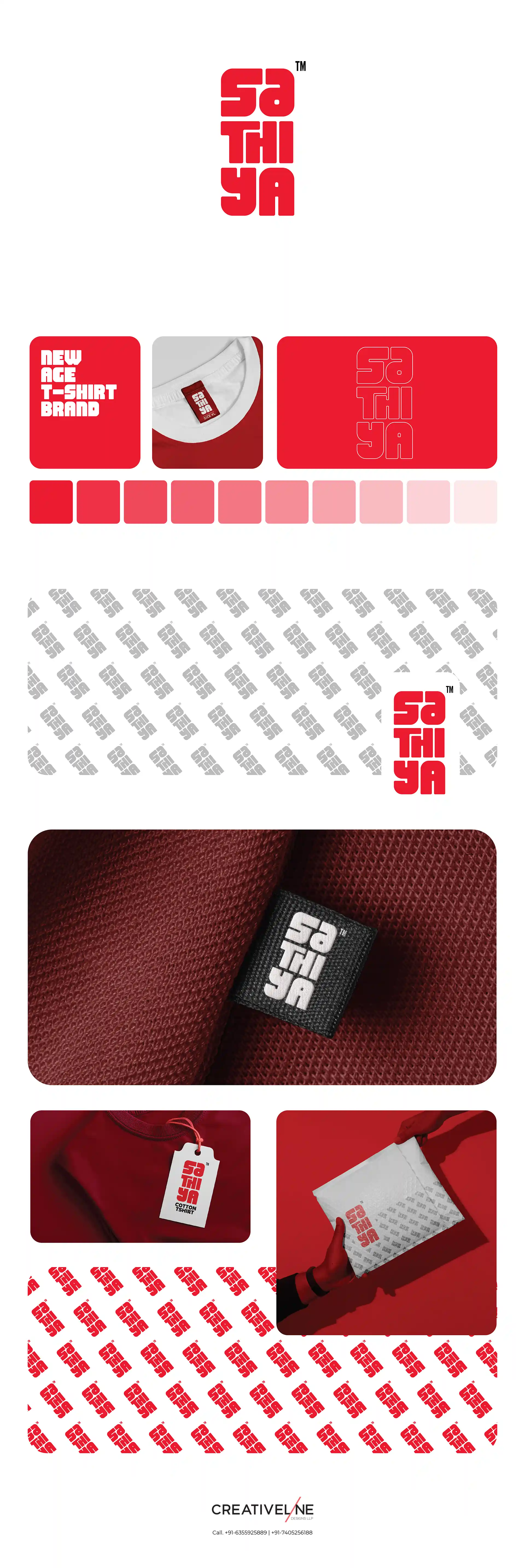 At Creativeline, a creative branding agency in Gandhinagar, India, we developed the logo design for Sathiya, a modern t-shirt brand focused on style, comfort, and everyday wear. The objective was to create a bold and versatile brand identity that resonates with a young and fashion-forward audience. The logo design features a clean and contemporary aesthetic, ensuring adaptability across apparel, labels, and digital platforms while strengthening brand recall. As a trusted logo design and branding agency serving Gandhinagar and Ahmedabad, Creativeline specializes in building fashion and lifestyle brands through strategic design and impactful visual identity.