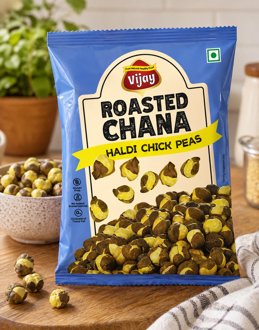 Designed a visually compelling and market-ready packaging for Vijay Mamra, focusing on traditional Indian snacks like mamra and roasted chana. The objective was to create a clean, attractive, and shelf-impact design that reflects freshness, quality, and trust while appealing to modern consumers. The packaging combines vibrant colors, clear typography, and structured layout to enhance product visibility and brand recall. Special attention was given to maintaining a balance between traditional snack identity and contemporary branding aesthetics, making the product stand out in competitive retail environments. From concept to execution, this project highlights our expertise in creating functional and visually appealing packaging solutions that drive customer attention and brand recognition. Keywords (SEO Optimized) Creativeline, design agency, packaging design, logo design, branding, design studio, Ahmedabad, Gandhinagar, India, FMCG packaging, snack packaging design, mamra packaging, roasted chana packaging, food branding, product packaging design, creative packaging, Indian snacks branding, brand identity design